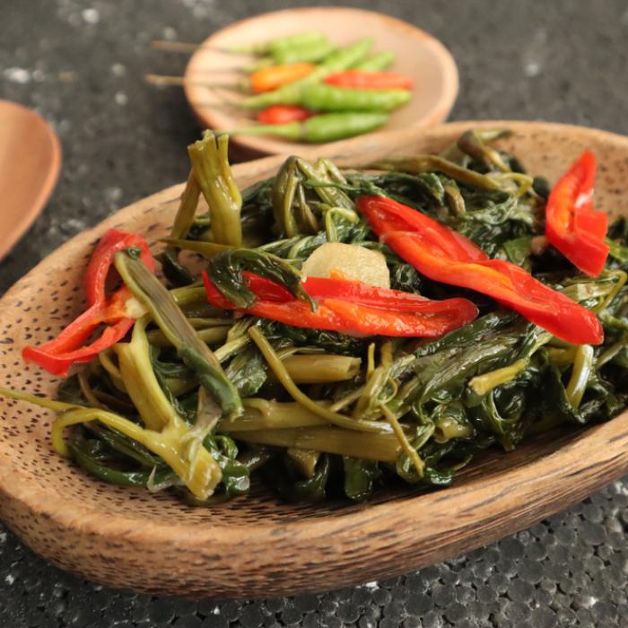 Bermodal Seikat Sayur Kangkung, Olahan Pedas ini Bisa Bikin Lupa Diet